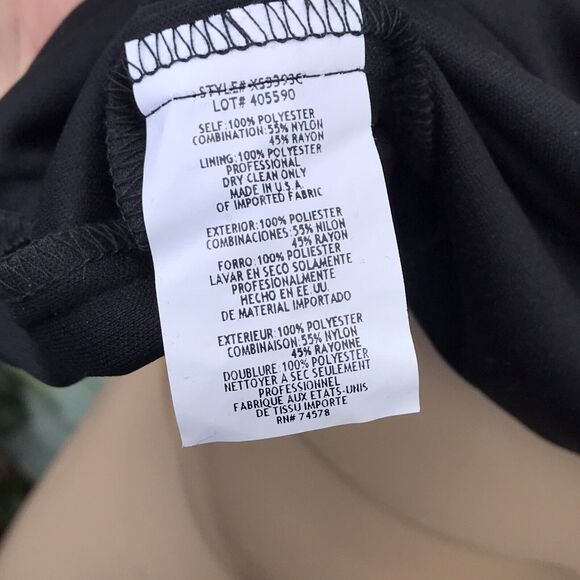 Vtg Y2k Cache Black Mesh & Lace Lbd Women 4 Keyhole Prom Dress Goth Coquette Egl - Picture 10 of 10